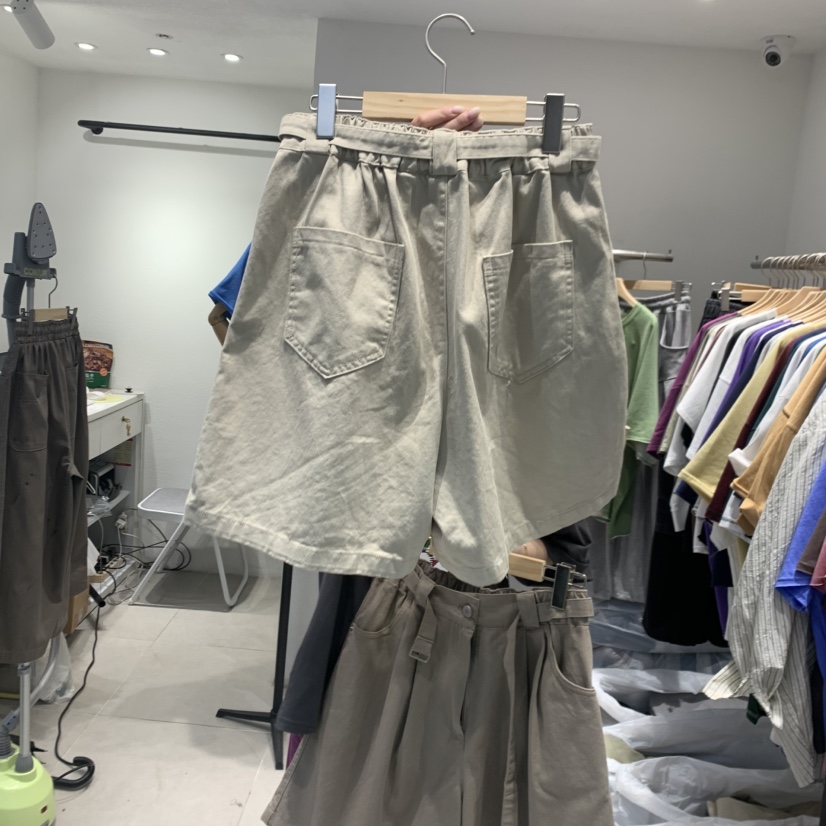 IN KIRA韓國代購女裝新品時尚人氣職業推薦熱賣短褲系帶IN KIRA短褲