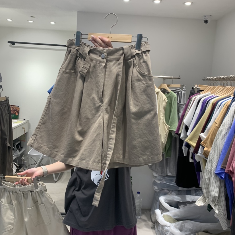 IN KIRA韓國代購女裝新品時尚人氣職業推薦熱賣短褲系帶IN KIRA短褲圖色2