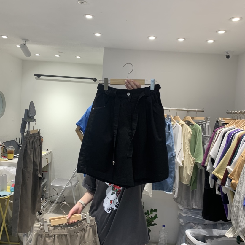 IN KIRA韓國代購女裝新品時尚人氣職業推薦熱賣短褲系帶IN KIRA短褲圖色3