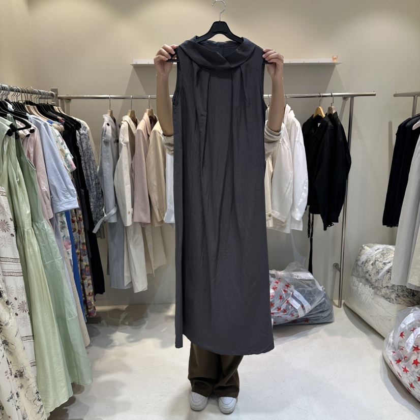 HER/PLAYLIST韓國直郵女裝新款26春夏推薦職業連衣裙復古HER/PLAYLIST連衣裙圖色1墨色