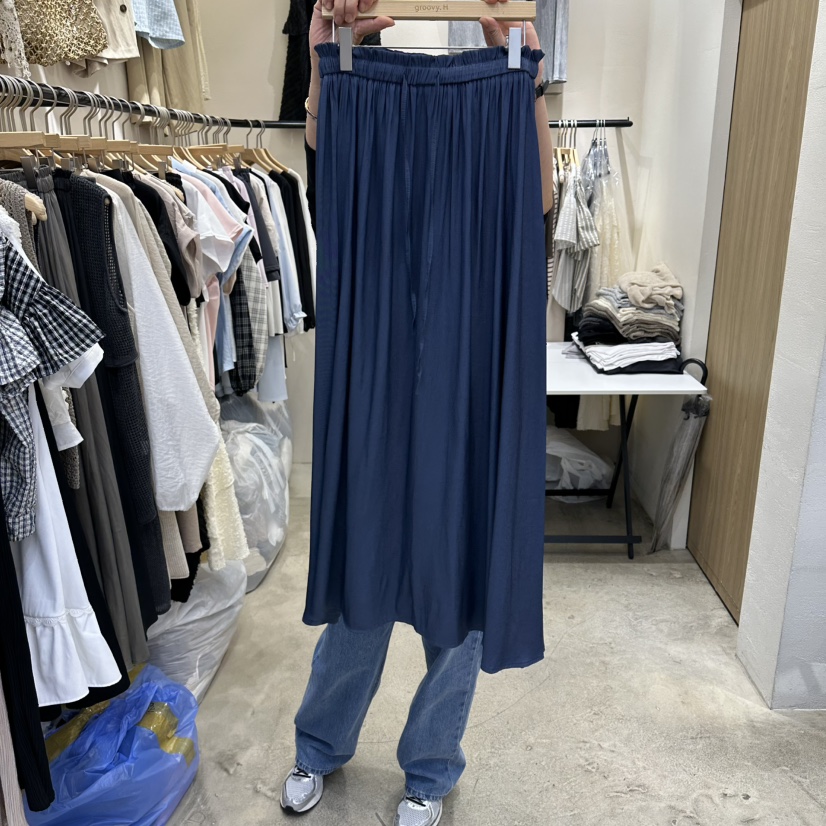 HOLYBANANA韓國直郵女裝新品職業熱賣26春夏休閑時尚長裙groovy.H/HOLYBANANA長裙圖色2