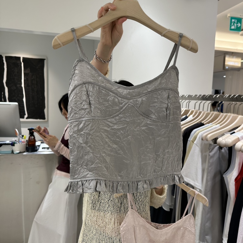 HAUTTE-P韓國直郵女士新品推薦人氣職業時尚襯衫蕾絲衫褶皺HAUTTE襯衫/蕾絲衫圖色2