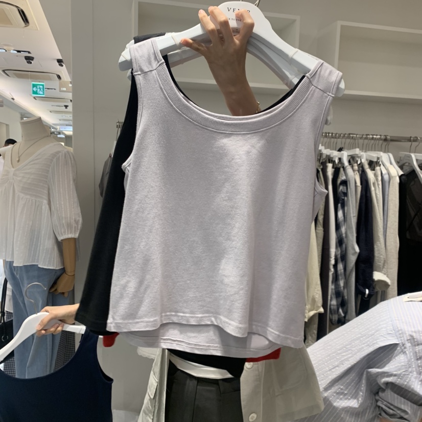 VENIR-a韓國直郵實拍女裝新款26春夏熱賣人氣時尚吊帶背心VENIR-a吊帶/背心圖色2