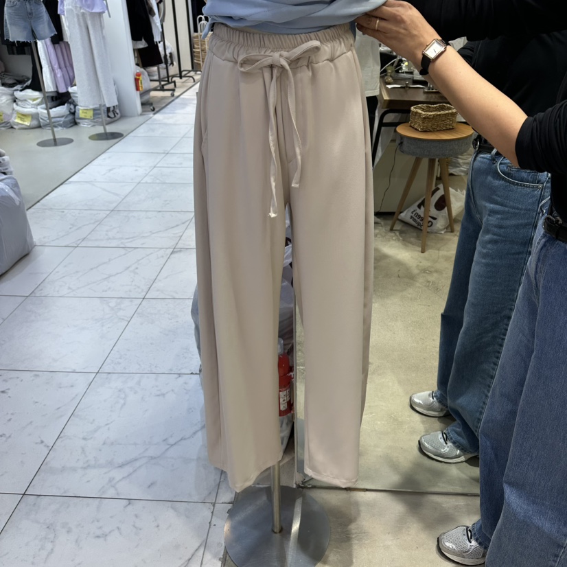 HOLYBANANA韓國代購女裝新品時尚人氣熱賣職業26春夏休閑褲groovy.H/HOLYBANANA休閑褲圖色1