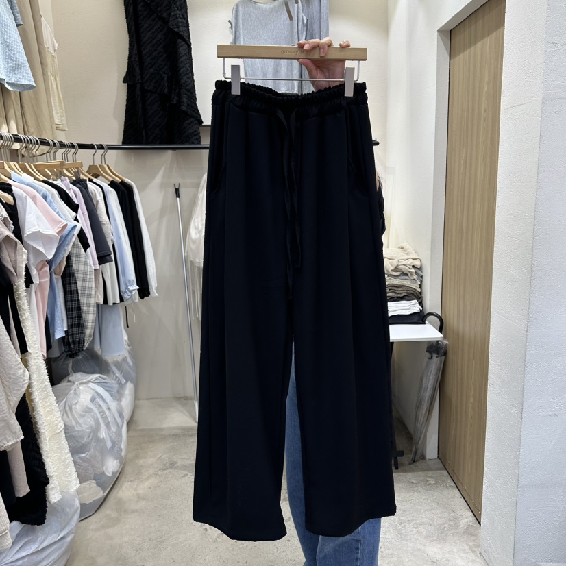 HOLYBANANA韓國代購女裝新品時尚人氣熱賣職業26春夏休閑褲groovy.H/HOLYBANANA休閑褲圖色2