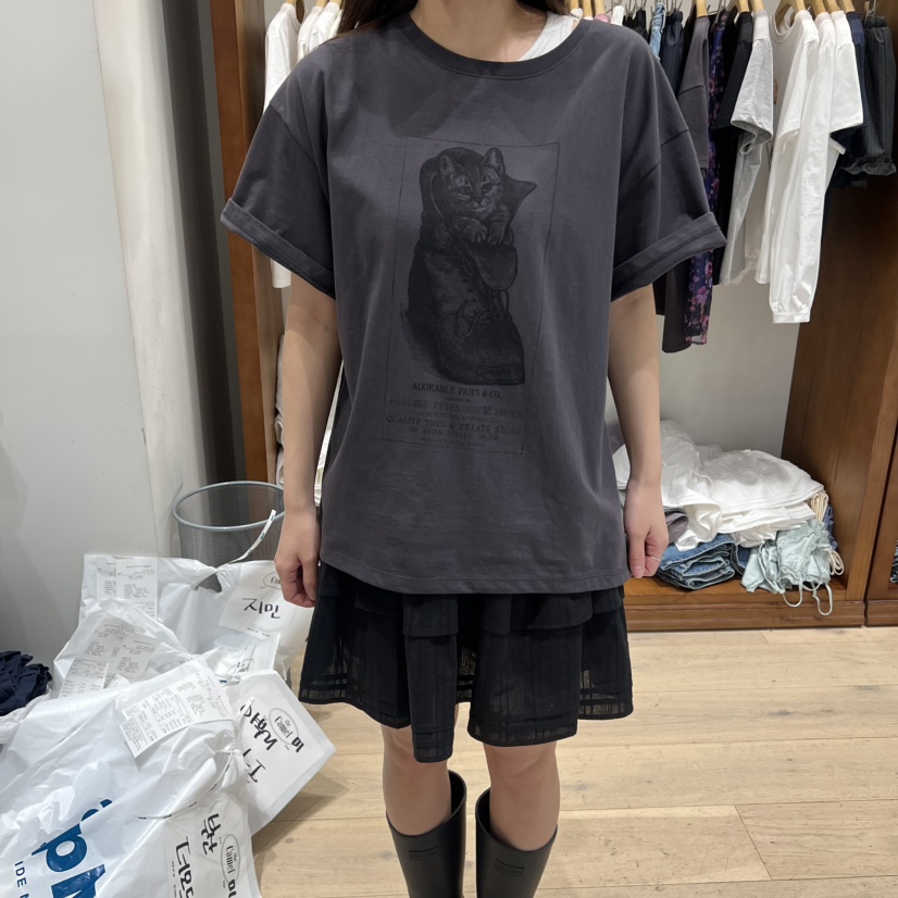 THE CAMEL韓國代購女士新款26春夏T恤the came_l 家T恤圖色1