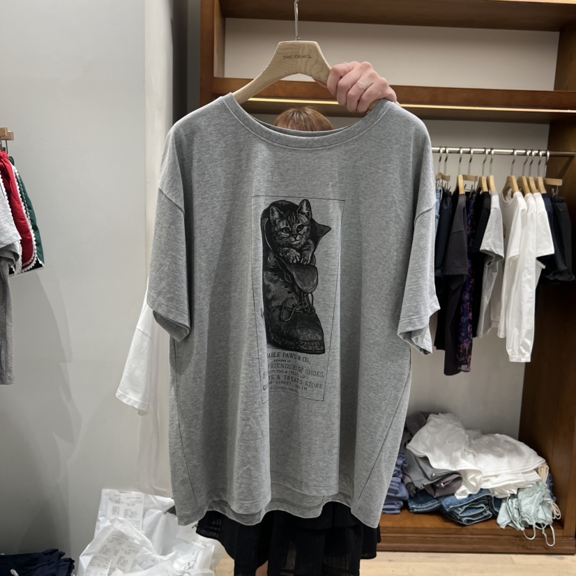 THE CAMEL韓國代購女士新款26春夏T恤the came_l 家T恤圖色2