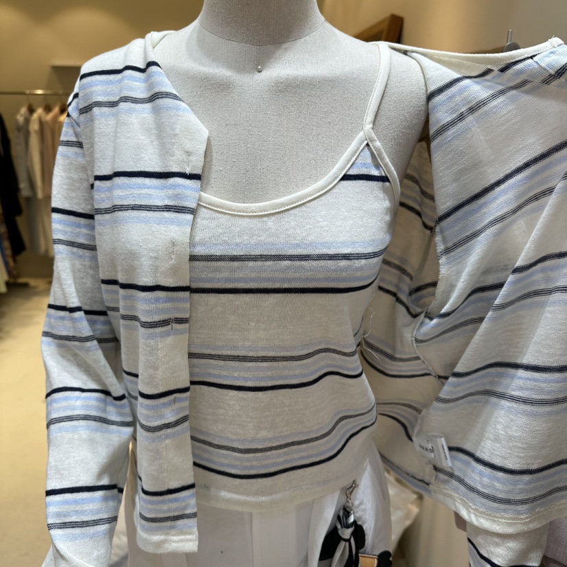 HER/PLAYLIST韓國直郵女裝新品職業推薦時尚套裝套裝條紋HER/PLAYLIST套裝