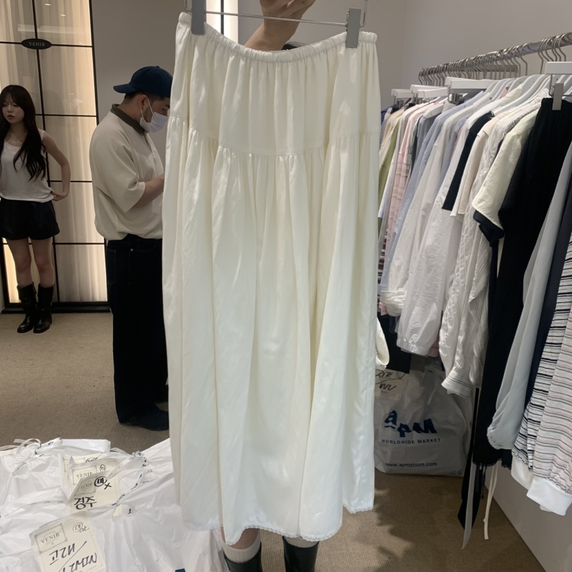 VENIR-a韓國直郵女裝新款26春夏人氣時尚休閑職業推薦長裙VENIR-a長裙