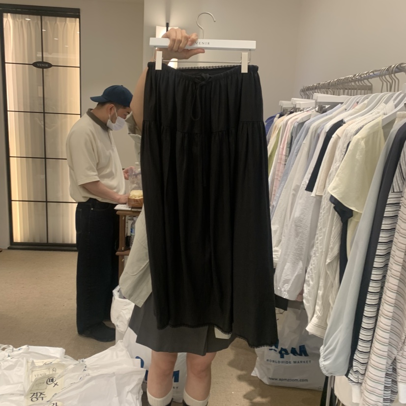 VENIR-a韓國直郵女裝新款26春夏人氣時尚休閑職業推薦長裙VENIR-a長裙圖色2