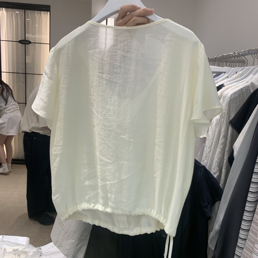 VENIR-a韓國代購女士新款時尚職業熱賣襯衫蕾絲衫假兩件VENIR-a襯衫/蕾絲衫