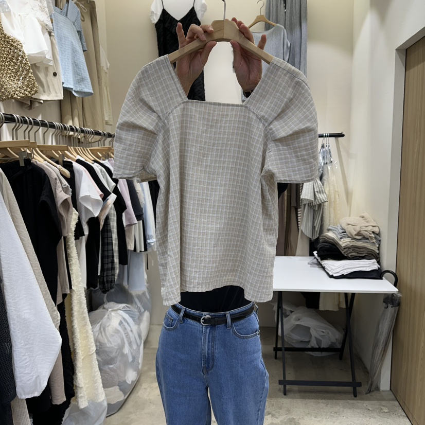 HOLYBANANA韓國直郵女裝新款人氣時尚26春夏休閑襯衫蕾絲衫groovy.H/HOLYBANANA襯衫/蕾絲衫