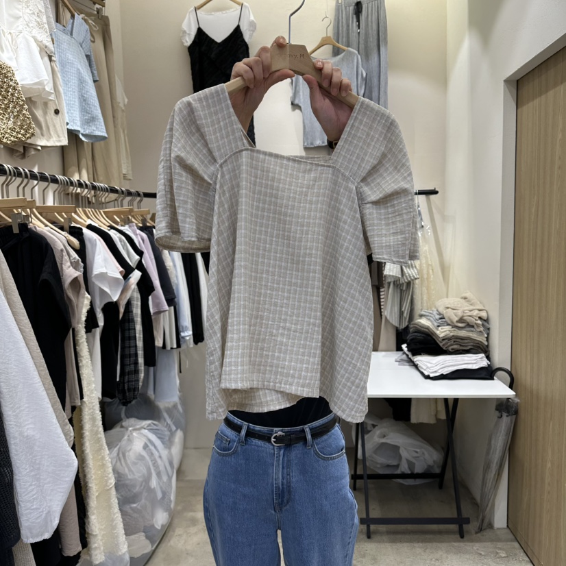 HOLYBANANA韓國直郵女裝新款人氣時尚26春夏休閑襯衫蕾絲衫groovy.H/HOLYBANANA襯衫/蕾絲衫圖色2