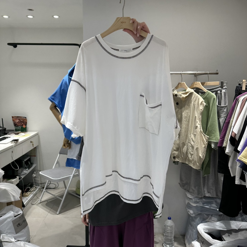 IN KIRA韓國東大門代購女士新品時尚推薦熱賣職業人氣T恤IN KIRAT恤圖色1