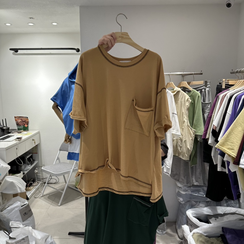 IN KIRA韓國東大門代購女士新品時尚推薦熱賣職業人氣T恤IN KIRAT恤圖色2