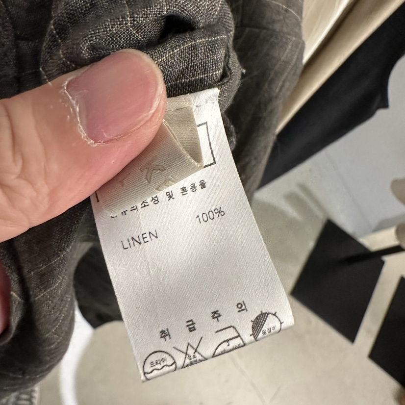 UNDER KEY韓國直郵女士新品時尚人氣休閑熱賣短褲亞麻布UNDER KEY短褲