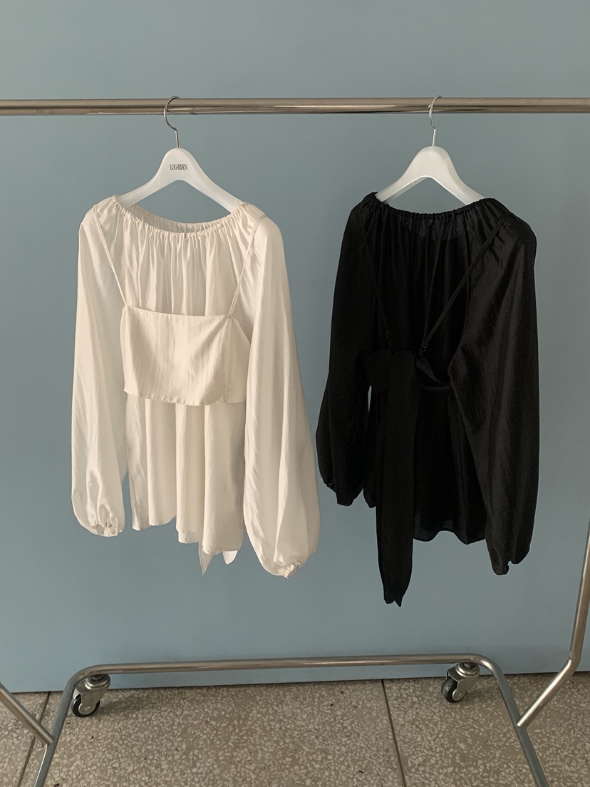 LOGARDEN韓國直郵女士新品熱賣人氣26春夏時尚襯衫蕾絲衫LO GARDEN襯衫/蕾絲衫