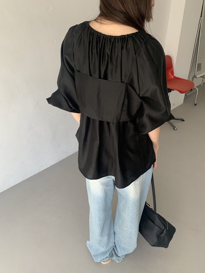 LOGARDEN韓國直郵女士新品熱賣人氣26春夏時尚襯衫蕾絲衫LO GARDEN襯衫/蕾絲衫