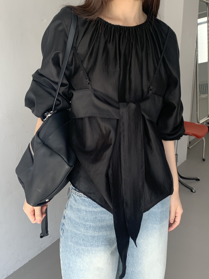 LOGARDEN韓國直郵女士新品熱賣人氣26春夏時尚襯衫蕾絲衫LO GARDEN襯衫/蕾絲衫圖色2