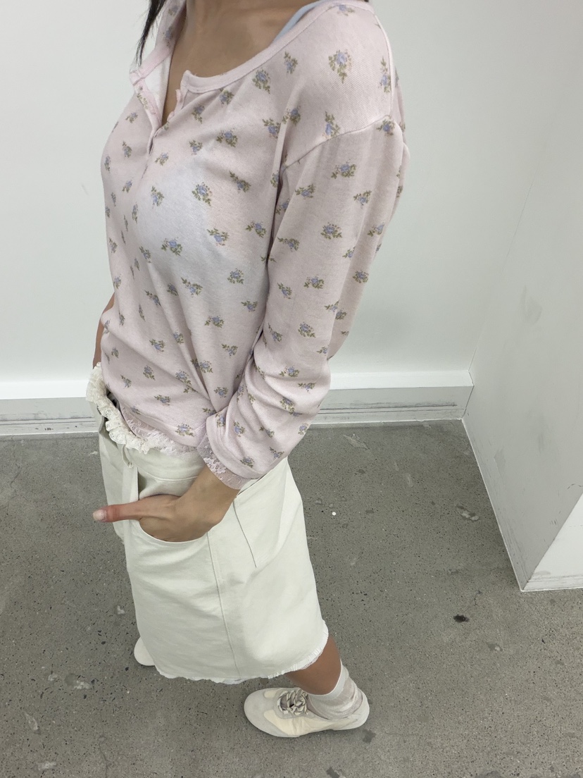 FRANC—L韓國直郵實拍女裝新款休閑職業熱賣推薦26春夏長袖T恤FRANC長袖T恤