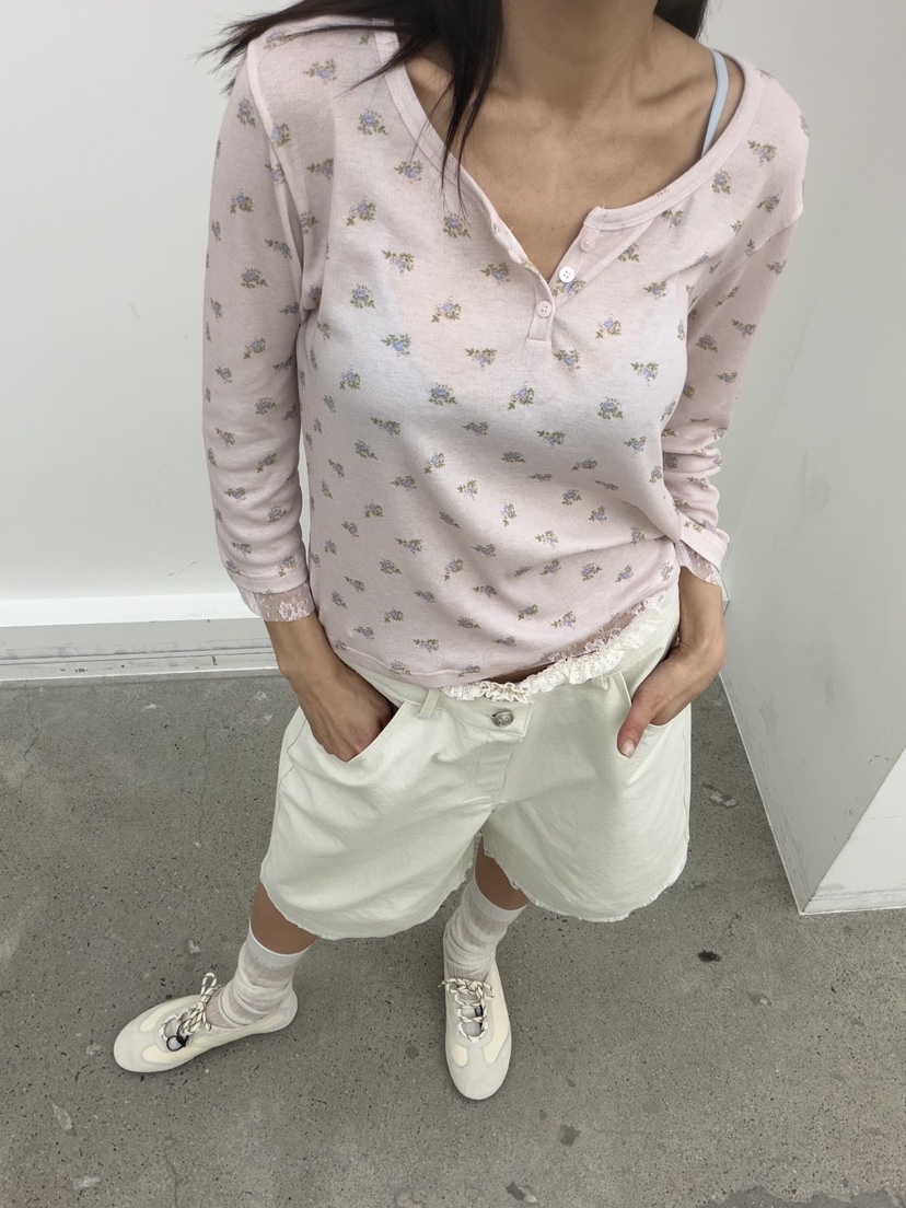 FRANC—L韓國直郵實拍女裝新款休閑職業熱賣推薦26春夏長袖T恤FRANC長袖T恤圖色1