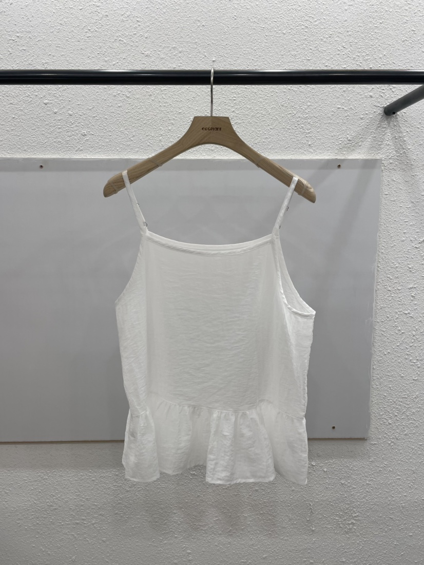 EGGPLANT韓國東大門代購女士新品時尚26春夏吊帶背心荷葉邊EGGPLANT吊帶/背心圖色1