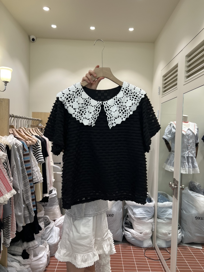 BE&amp;BE韓國直郵女士新品人氣休閑推薦職業襯衫蕾絲衫BE&be襯衫/蕾絲衫圖色2