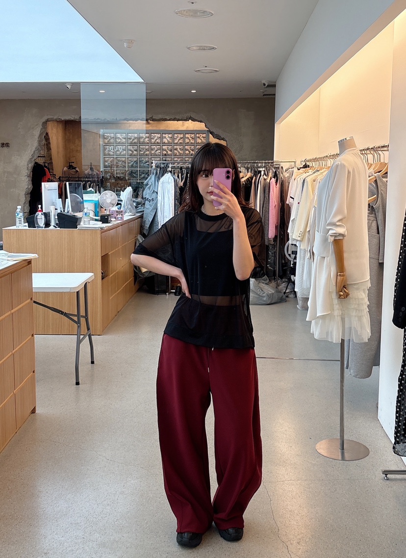 JUJU韓國直郵女士新款推薦熱賣休閑時尚26春夏職業人氣T恤JUJUT恤