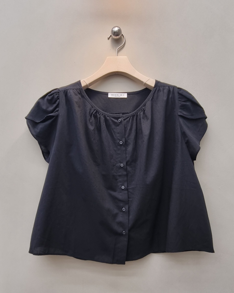 NOTHING韓國東大門代購女士新品人氣職業推薦時尚襯衫蕾絲衫NOTHING襯衫/蕾絲衫圖色3