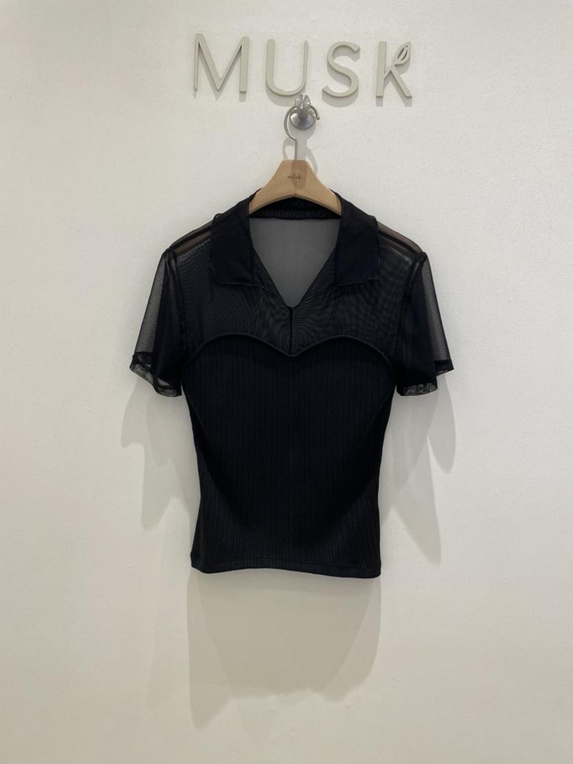 MUSK韓國直郵實拍女士新品人氣26春夏職業熱賣推薦休閑T恤MUSKT恤圖色3