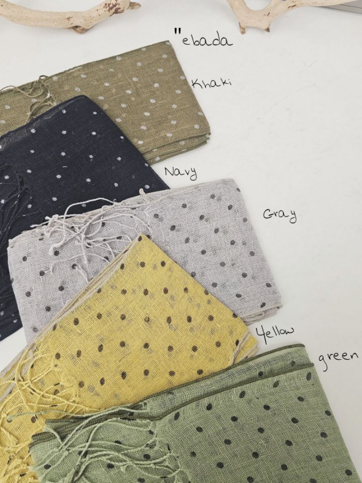 EBADA韓國直郵實拍女裝新款26春夏職業人氣推薦圍巾披肩亞麻EBADA圍巾/披肩