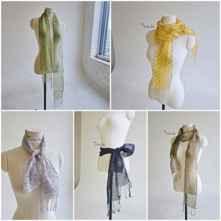 EBADA韓國直郵實拍女裝新款26春夏職業人氣推薦圍巾披肩亞麻EBADA圍巾/披肩