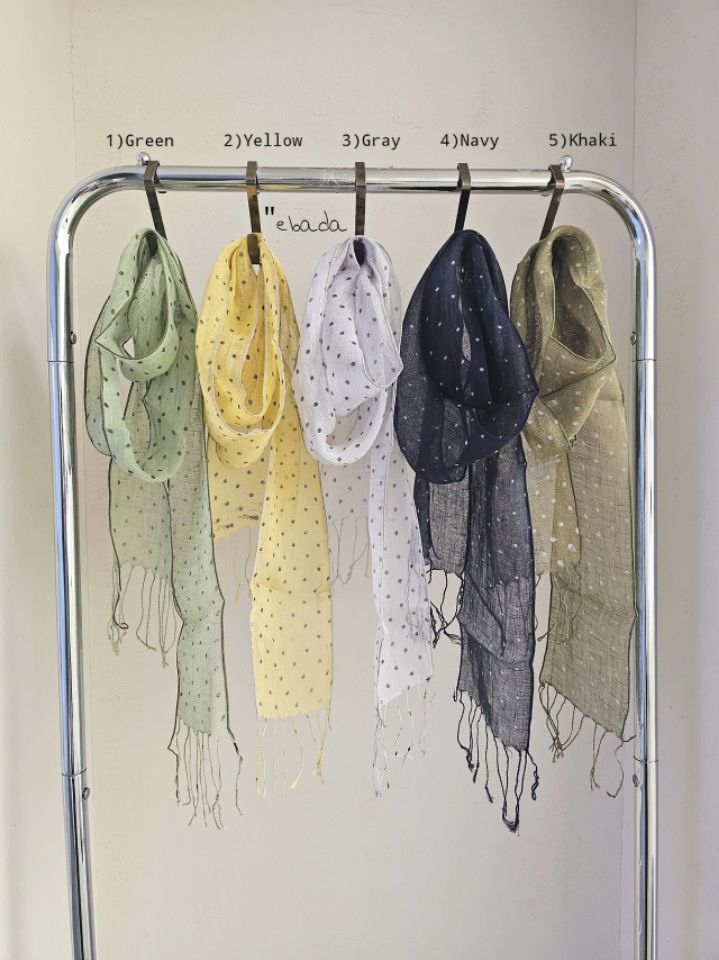 EBADA韓國直郵實拍女裝新款26春夏職業人氣推薦圍巾披肩亞麻EBADA圍巾/披肩