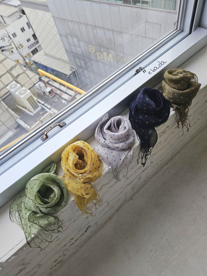 EBADA韓國直郵實拍女裝新款26春夏職業人氣推薦圍巾披肩亞麻EBADA圍巾/披肩