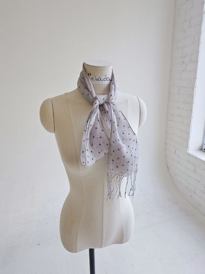 EBADA韓國直郵實拍女裝新款26春夏職業人氣推薦圍巾披肩亞麻EBADA圍巾/披肩圖色2