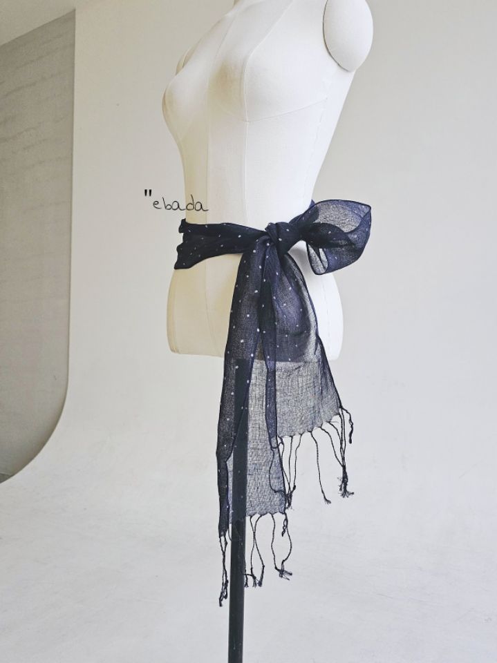 EBADA韓國直郵實拍女裝新款26春夏職業人氣推薦圍巾披肩亞麻EBADA圍巾/披肩圖色5