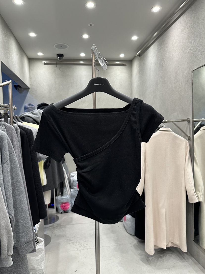 CELEBRITY-A韓國直郵實拍女士新品推薦休閑時尚人氣26春夏T恤CELEBRITY-AT恤圖色3