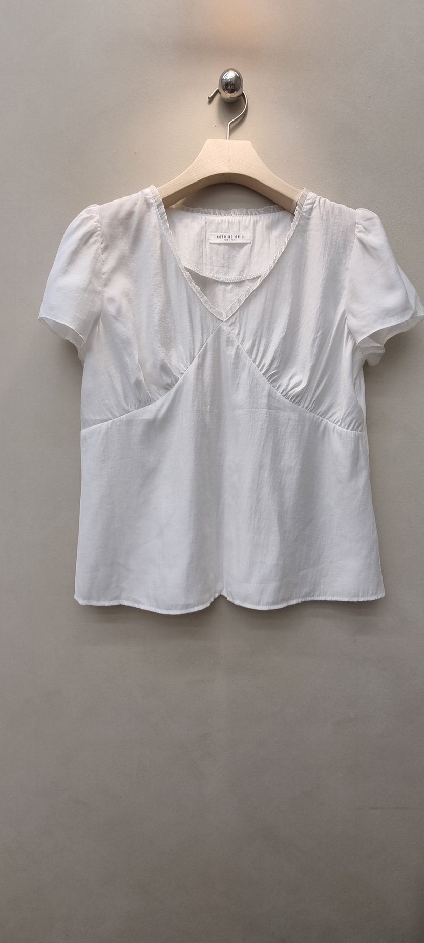 NOTHING韓國代購女士新品時尚休閑推薦職業26春夏襯衫蕾絲衫NOTHING襯衫/蕾絲衫圖色1