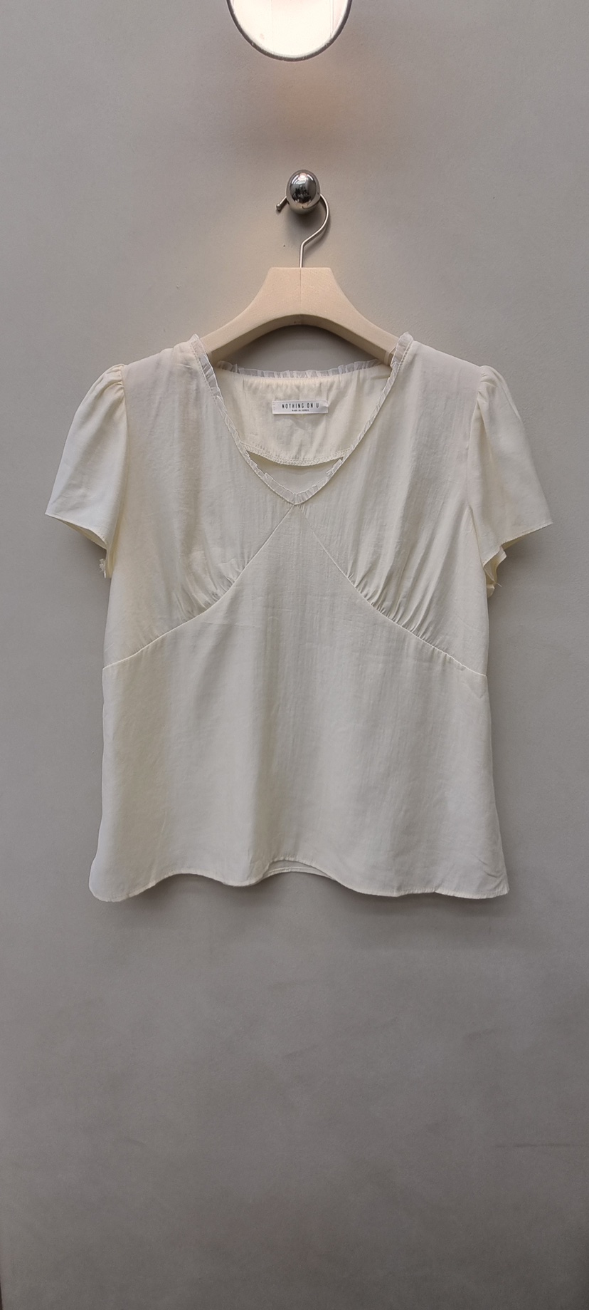 NOTHING韓國代購女士新品時尚休閑推薦職業26春夏襯衫蕾絲衫NOTHING襯衫/蕾絲衫圖色2