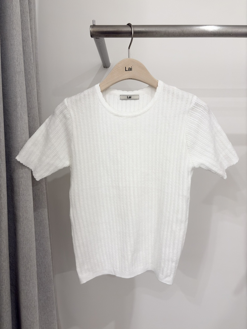 LAI韓國直郵女士新品人氣休閑推薦26春夏職業熱賣時尚T恤LaiT恤圖色1