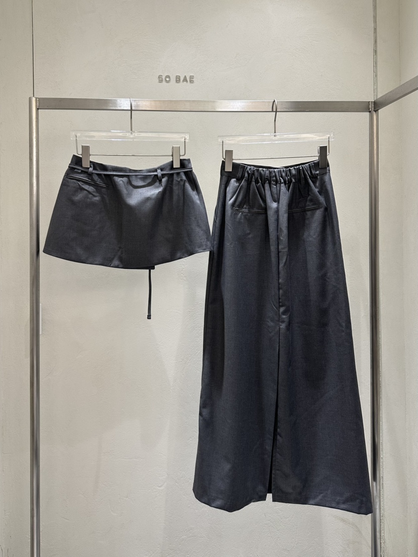 SO BAE韓國直郵實拍女士新品休閑熱賣時尚職業套裝含腰繩SO BAE套裝