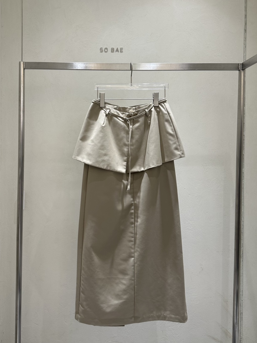 SO BAE韓國直郵實拍女士新品休閑熱賣時尚職業套裝含腰繩SO BAE套裝圖色2