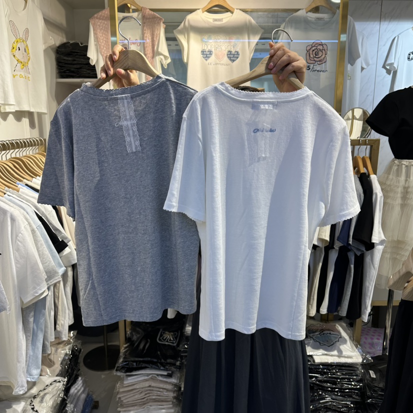 COCO HOLIC韓國直郵實拍女裝新款熱賣休閑26春夏職業T恤COCO HOLICT恤