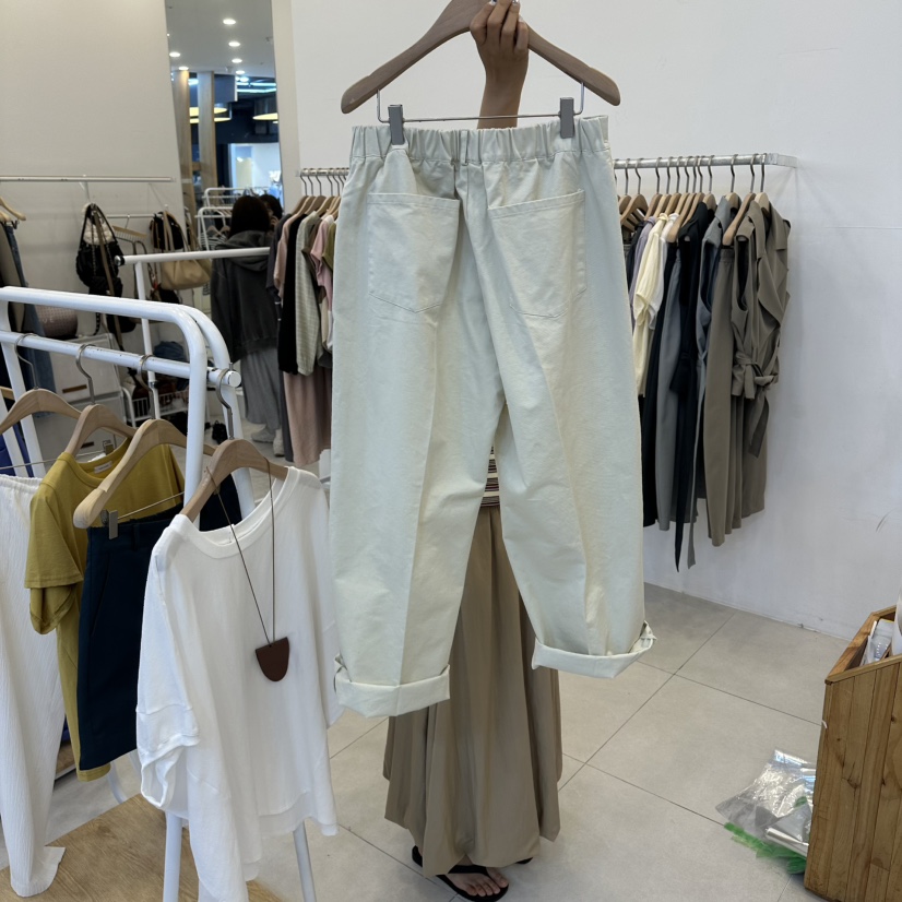 FUNNY POWDER韓國直郵實拍女士新款熱賣人氣26春夏休閑褲THE FUNNY休閑褲