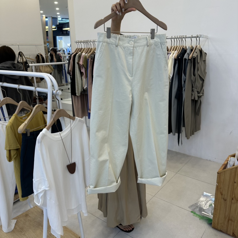 FUNNY POWDER韓國直郵實拍女士新款熱賣人氣26春夏休閑褲THE FUNNY休閑褲圖色1