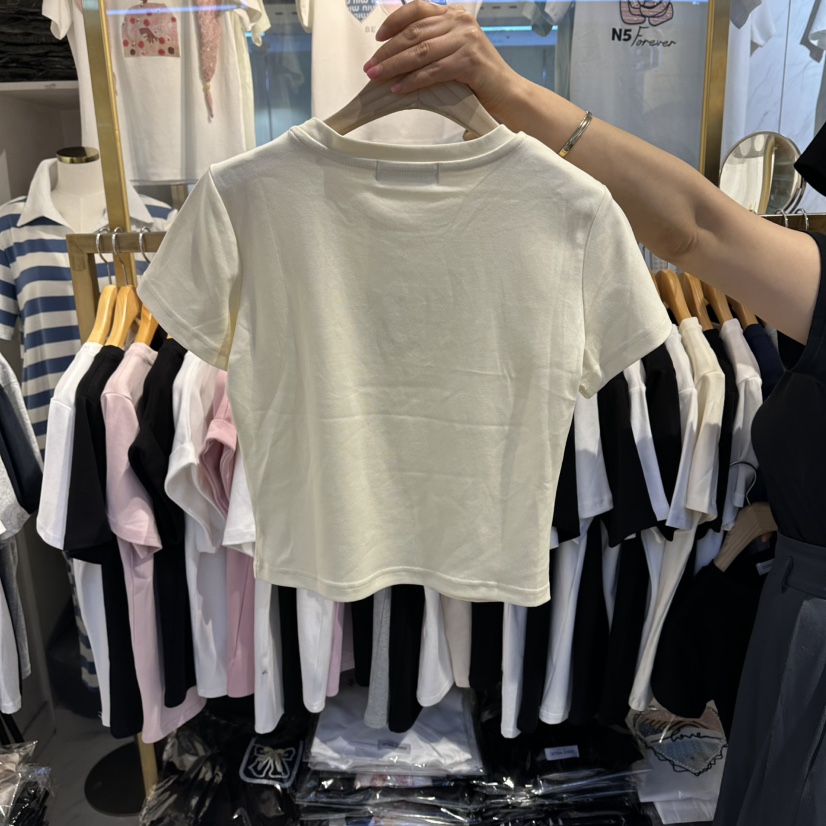 COCO HOLIC韓國直郵女士新款休閑人氣時尚26春夏職業T恤COCO HOLICT恤