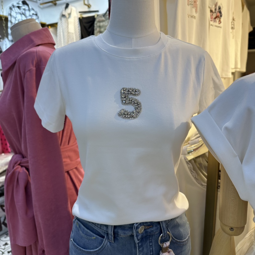 COCO HOLIC韓國直郵女士新款休閑人氣時尚26春夏職業T恤COCO HOLICT恤圖色1