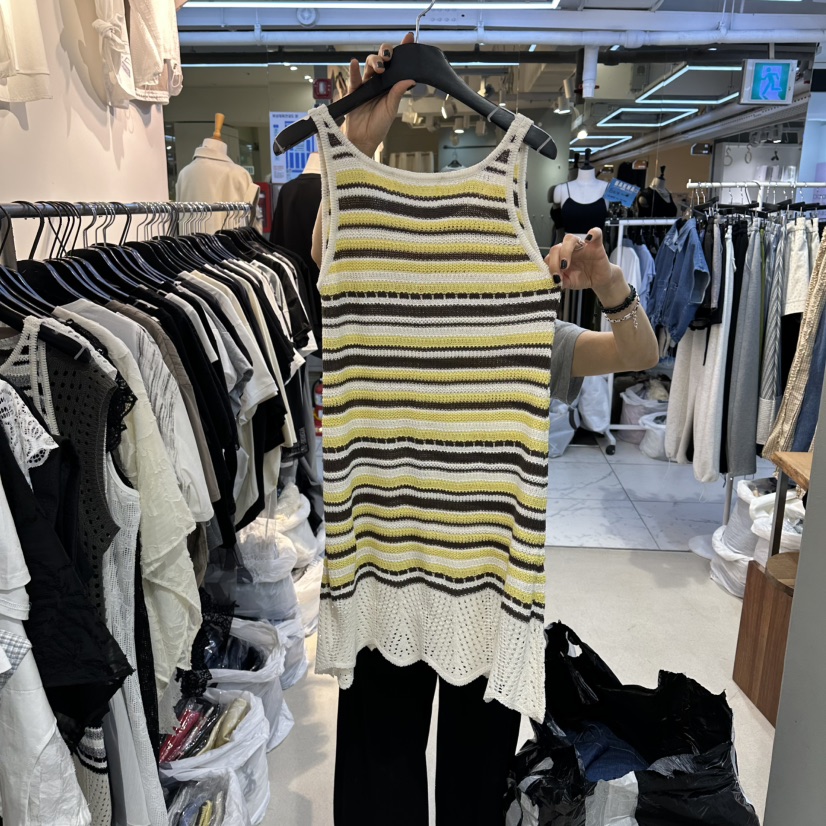 空韓國直郵實拍女裝新品人氣職業26春夏熱賣推薦吊帶背心BAKHA吊帶/背心