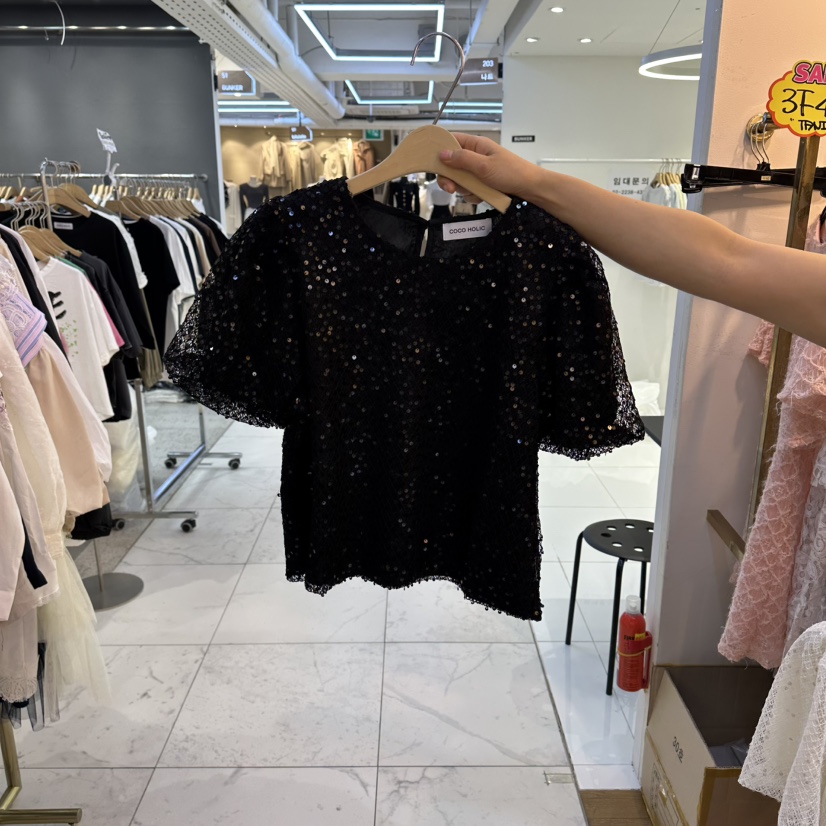 COCO HOLIC韓國東大門代購女裝新款推薦休閑職業襯衫蕾絲衫COCO HOLIC襯衫/蕾絲衫圖色2