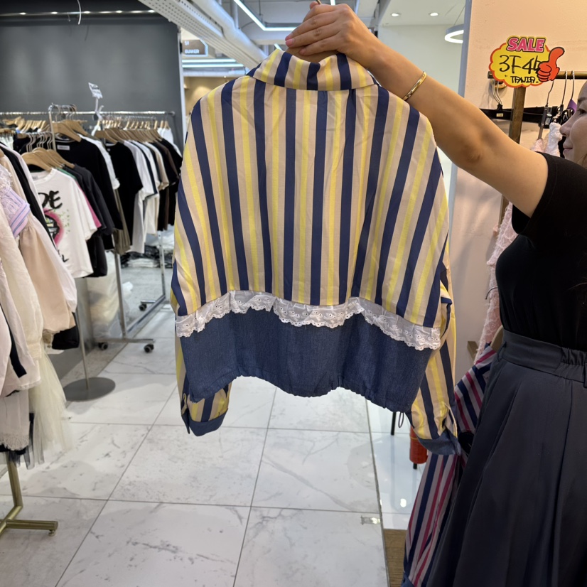 COCO HOLIC韓國直郵實拍女士新品推薦熱賣休閑襯衫蕾絲衫COCO HOLIC襯衫/蕾絲衫